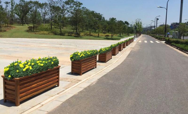 鋁合金道路花箱 路邊景觀美化花箱